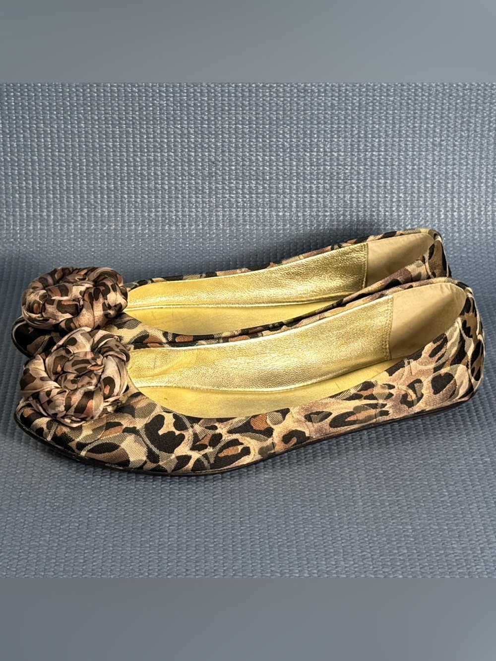 Coach Mimsy Casual Leopard Print Ballet Flats Women’s Size 6.5